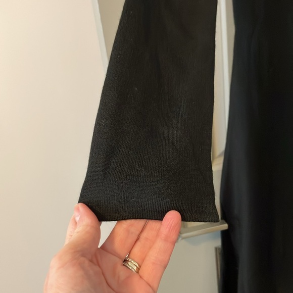 NWOT Pomander Place Black Brielle Sweater Dress Sz S - Picture 7 of 10